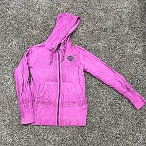 Harley Davidson zip up sweater